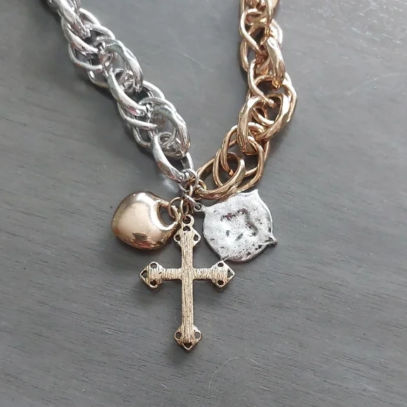 Free People Etta Chain Necklace NWOT - Picture 4 of 6